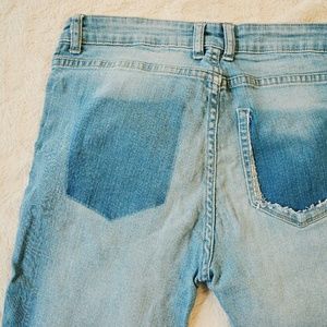 Patchwork Skinny Jeans